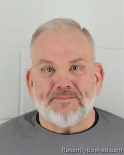 Mugshot of Ralph Gregory Bowman booked in Johnson County, Kansas on August 22, 2026