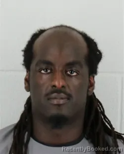 Mugshot of Montrell Leeric Hargraves booked in Johnson County, Kansas on August 23, 2026