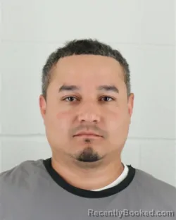 Mugshot of Robert Alec Garcia booked in Johnson County, Kansas on August 24, 2026