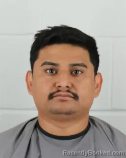Mugshot of Jose Martin Florez-Barajas booked in Johnson County, Kansas on August 25, 2026