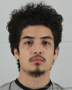 Mugshot of Manuel Armando Campos-Hernandez booked in Johnson County, Kansas on August 25, 2026