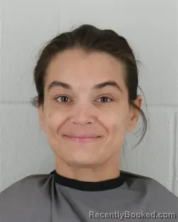 Mugshot of Rachel Marie Bramlett booked in Johnson County, Kansas on August 25, 2026