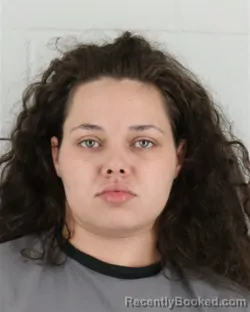 Mugshot of Makayla Denise Gregory booked in Johnson County, Kansas on August 25, 2026