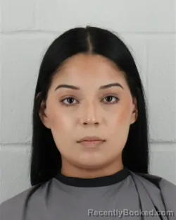 Mugshot of Alicia Natividad Torres booked in Johnson County, Kansas on August 26, 2026