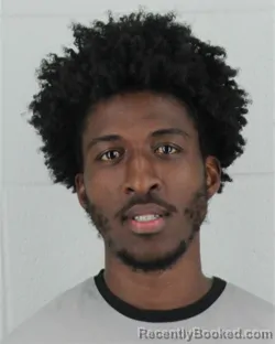 Mugshot of Jahleel Rashad Gillespie booked in Johnson County, Kansas on August 28, 2026