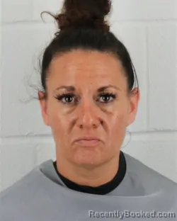 Mugshot of Ashley Nichole Harmon booked in Johnson County, Kansas on August 28, 2026