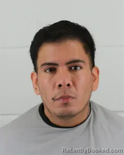 Mugshot of Oscar Miguel Mejia-Fuentes booked in Johnson County, Kansas on September 4, 2026