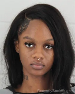 Mugshot of Danaiya Lashae Sylvan booked in Johnson County, Kansas on September 9, 2026