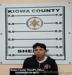 Mugshot of Rojas Pina Brian booked in Kiowa County, Kansas on October 4, 2026