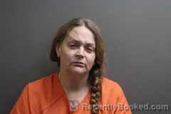 Mugshot of Marsha Marie Evans booked in Labette County, Kansas on March 18, 2026