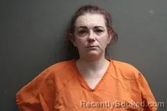 Mugshot of KAYLA RACHELLE ROWLAND booked in Labette County, Kansas on May 8, 2026