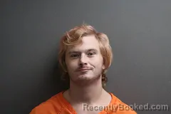 Mugshot of Auston J Scholes booked in Labette County, Kansas on July 14, 2026