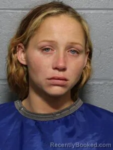Mugshot of SAMANTHA L HAHN booked in Leavenworth County, Kansas on June 6, 2026