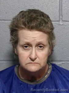 Mugshot of KIMBERLY D EVERHART booked in Leavenworth County, Kansas on June 7, 2026
