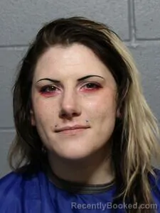 Mugshot of KAITLIN M HAWKINSON booked in Leavenworth County, Kansas on June 19, 2026