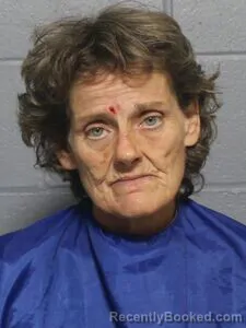 Mugshot of June M Martin booked in Leavenworth County, Kansas on July 26, 2026