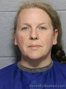 Mugshot of Amanda R Reed booked in Leavenworth County, Kansas on August 16, 2026