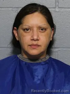 Mugshot of Angela A Cortez booked in Leavenworth County, Kansas on August 17, 2026