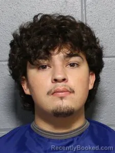 Mugshot of Kaiden J Jimenez booked in Leavenworth County, Kansas on September 14, 2026