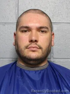 Mugshot of Hunter K Glasscock booked in Leavenworth County, Kansas on September 24, 2026