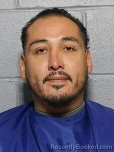 Mugshot of Joshua J Vasquez booked in Leavenworth County, Kansas on October 2, 2026
