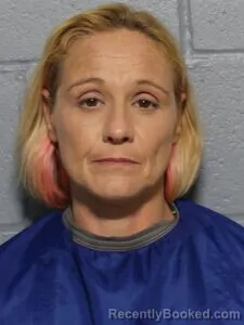 Mugshot of Stacey C Bucheli booked in Leavenworth County, Kansas on October 19, 2026