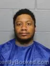 Mugshot of DENZELL LYRON ADAMS booked in Leavenworth County, Kansas on April 29, 2026
