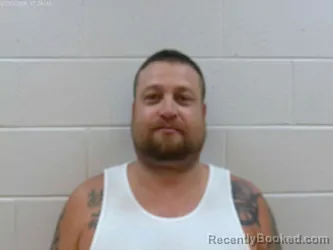 Mugshot of Andrew Lee Buchanan booked in Marion County, Kansas on July 15, 2026