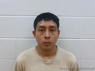 Mugshot of Luis Alonso Hernandez booked in Marion County, Kansas on July 15, 2026
