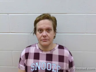 Mugshot of NeCole Renee Armstrong booked in Marion County, Kansas on April 5, 2026