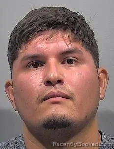 Mugshot of Juan Manuel Viera-Cortez booked in McPherson County, Kansas on July 18, 2026