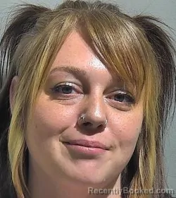 Mugshot of Kira Mae Jackson booked in McPherson County, Kansas on October 9, 2026
