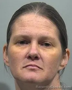 Mugshot of Monica Lee Heskett booked in McPherson County, Kansas on August 28, 2026