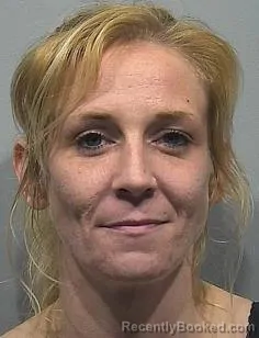 Mugshot of Tiffany Renee Luther booked in McPherson County, Kansas on March 31, 2026