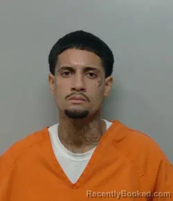 Mugshot of Sebastian Larios booked in Polk County, Florida on July 20, 2026