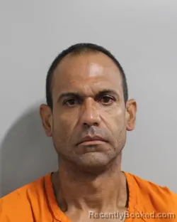 Mugshot of Alex Crespo booked in Polk County, Florida on July 22, 2026