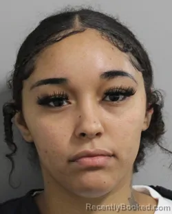 Mugshot of Dominique Brocks booked in Polk County, Florida on July 24, 2026