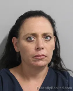 Mugshot of Gina Jensen-Hlasnick booked in Polk County, Florida on September 7, 2026