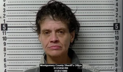 Mugshot of Kelly Rachelle Sykes booked in Montgomery County, Kansas on April 5, 2026