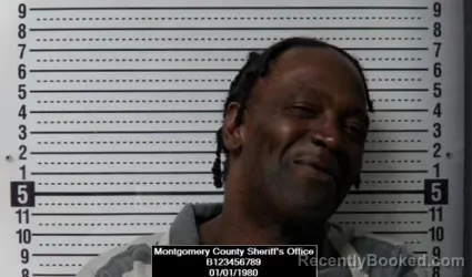 Mugshot of Andre Marquette Nuckols booked in Montgomery County, Kansas on March 27, 2026