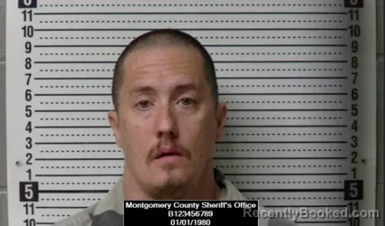 Mugshot of Michael Eugene Anderson booked in Montgomery County, Kansas on March 29, 2026