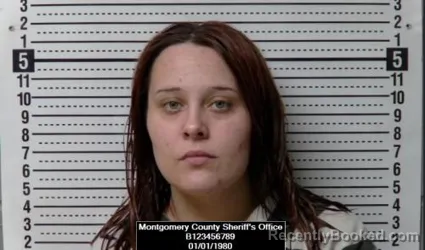 Mugshot of Bailey Leigh Keister booked in Montgomery County, Kansas on April 24, 2026