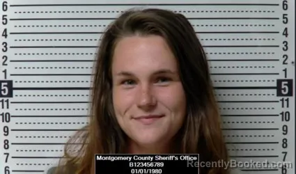 Mugshot of Ashlynn McKenna Brook booked in Montgomery County, Kansas on April 25, 2026