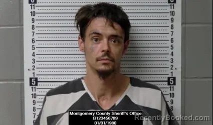 Mugshot of Codie Scott Warmbrodt booked in Montgomery County, Kansas on April 25, 2026