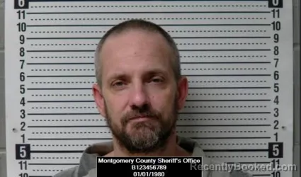 Mugshot of Bryan Nathan Pierce booked in Montgomery County, Kansas on April 29, 2026