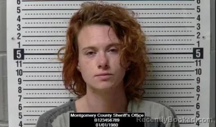 Mugshot of Katelynne Marie Painter booked in Montgomery County, Kansas on May 4, 2026