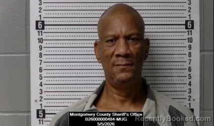 Mugshot of James Darwin Hayes booked in Montgomery County, Kansas on May 5, 2026