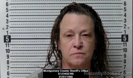 Mugshot of Kristi Michelle Westnedge booked in Montgomery County, Kansas on May 8, 2026