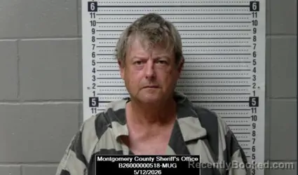 Mugshot of Noel Duayne Jones booked in Montgomery County, Kansas on May 12, 2026