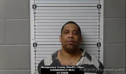 Mugshot of Cornelius Dewayne Williams booked in Montgomery County, Kansas on May 17, 2026